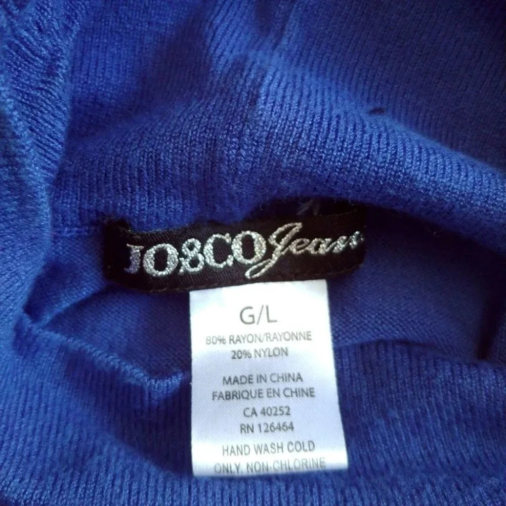 Jo&Co Jeans Royal Blue Knit Pencil Dress, S - Picture 6 of 6